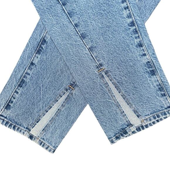 NWT Good American Good Classic Twisted Slit Straight Jeans Size 2/26 Retail $155 - Picture 6 of 7